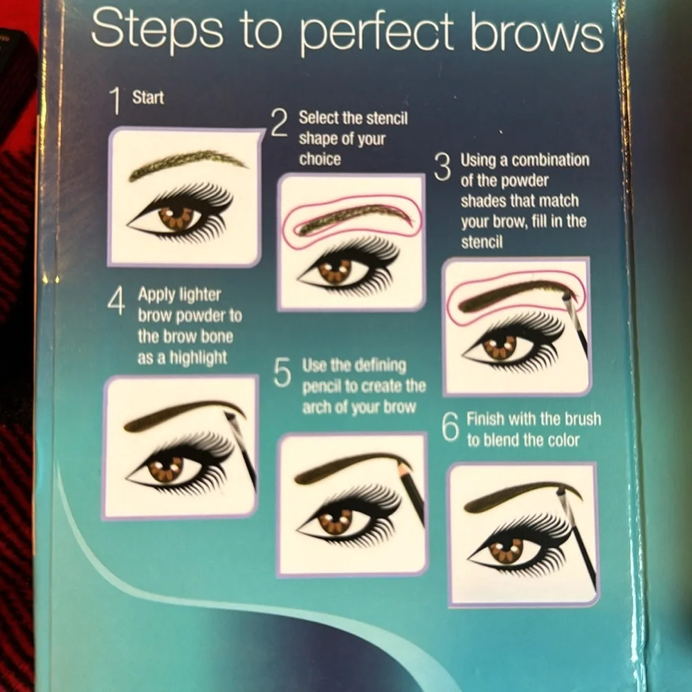 Gorgeous makeup bag with Gerardo colors perfect brows kit and sample eyeshadows! - Picture 3 of 10